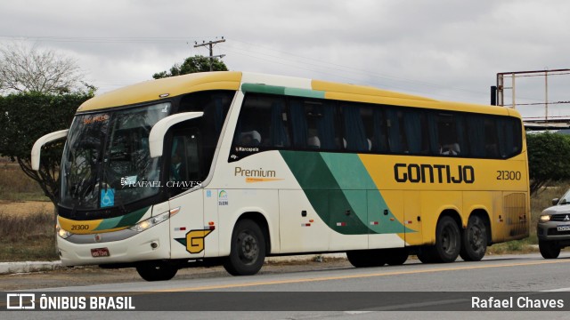 Empresa Gontijo de Transportes 21300 na cidade de Jequié, Bahia, Brasil, por Rafael Chaves. Número da foto: #13268378.