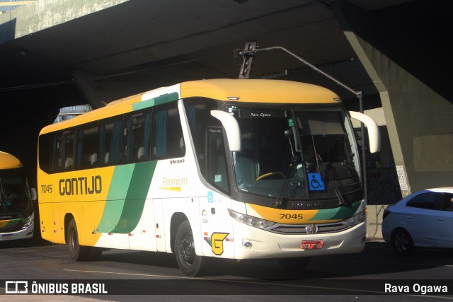Empresa Gontijo de Transportes 7045 na cidade de Belo Horizonte, Minas Gerais, Brasil, por Rava Ogawa. Número da foto: #13267521.