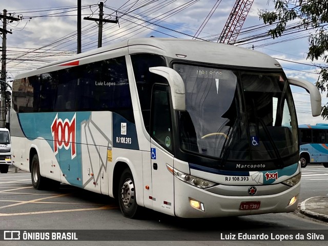 Auto Viação 1001 RJ 108.393 na cidade de Niterói, Rio de Janeiro, Brasil, por Luiz Eduardo Lopes da Silva. Número da foto: #13267120.