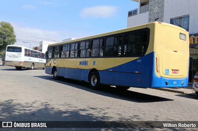 MOBI Transporte Urbano 001 na cidade de Governador Valadares, Minas Gerais, Brasil, por Wilton Roberto. Número da foto: #13266244.