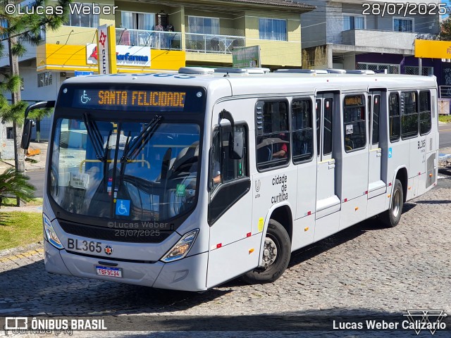 Transporte Coletivo Glória BL365 na cidade de Curitiba, Paraná, Brasil, por Lucas Weber Calizario. Número da foto: #13266209.