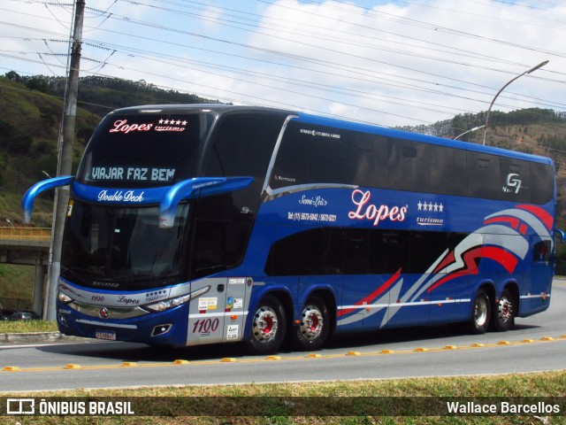 Lopes Turismo 1100 na cidade de Aparecida, São Paulo, Brasil, por Wallace Barcellos. Número da foto: #13267010.