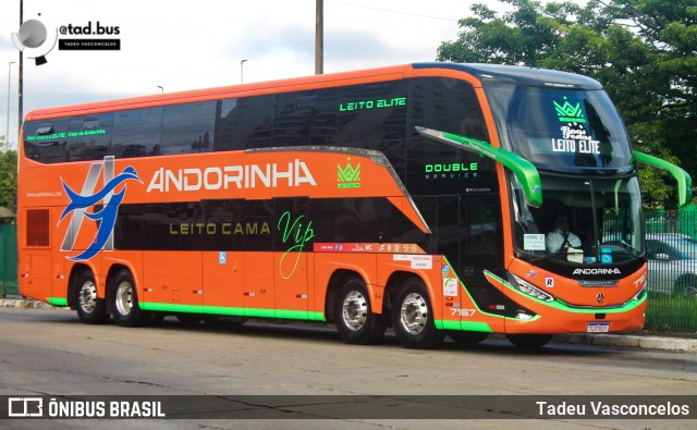 Empresa de Transportes Andorinha 7167 na cidade de São Paulo, São Paulo, Brasil, por Tadeu Vasconcelos. Número da foto: #13266443.