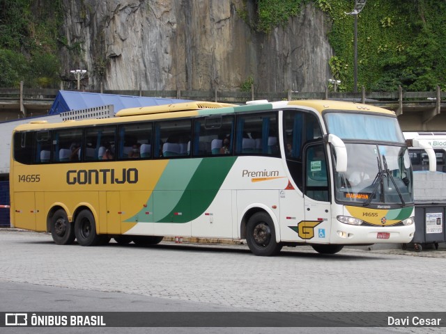 Empresa Gontijo de Transportes 14655 na cidade de Santos, São Paulo, Brasil, por Davi Cesar. Número da foto: #13266794.