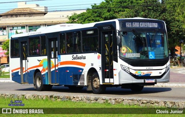 Auto Viação Salineira 701 na cidade de Cabo Frio, Rio de Janeiro, Brasil, por Clovis Junior. Número da foto: #13268372.