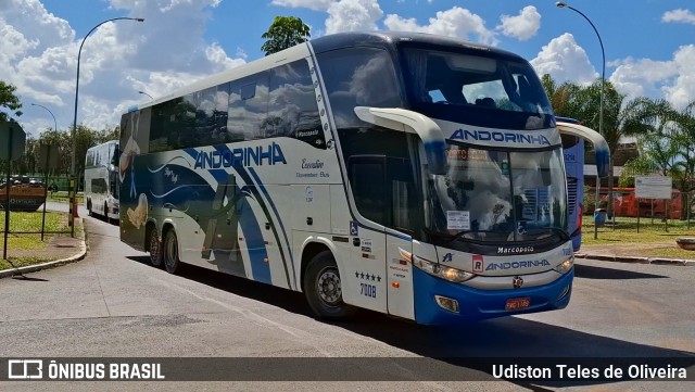 Empresa de Transportes Andorinha 7008 na cidade de Brasília, Distrito Federal, Brasil, por Udiston Teles de Oliveira. Número da foto: #13266936.