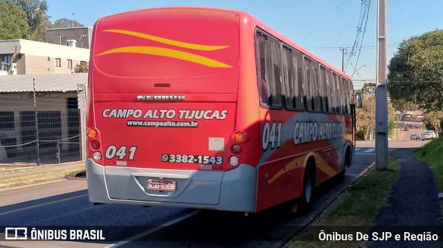 Empresa Campo Alto Tijucas 041 na cidade de São José dos Pinhais, Paraná, Brasil, por Ônibus De SJP e Região. Número da foto: #13266920.
