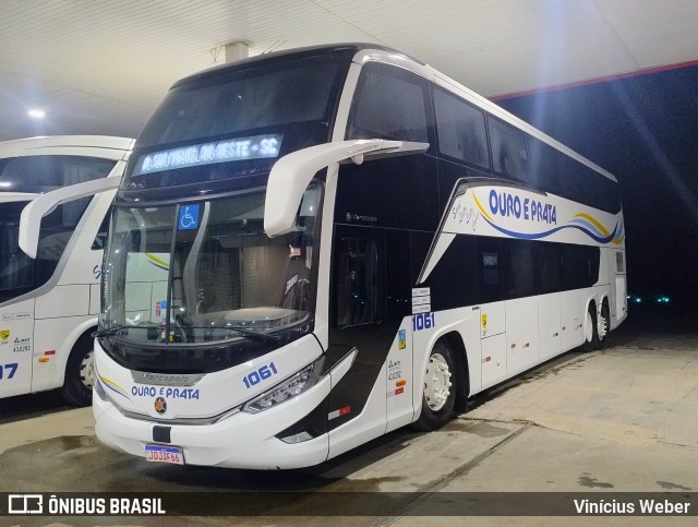 Viação Ouro e Prata 1061 na cidade de General Carneiro, Paraná, Brasil, por Vinícius Weber. Número da foto: #13266333.
