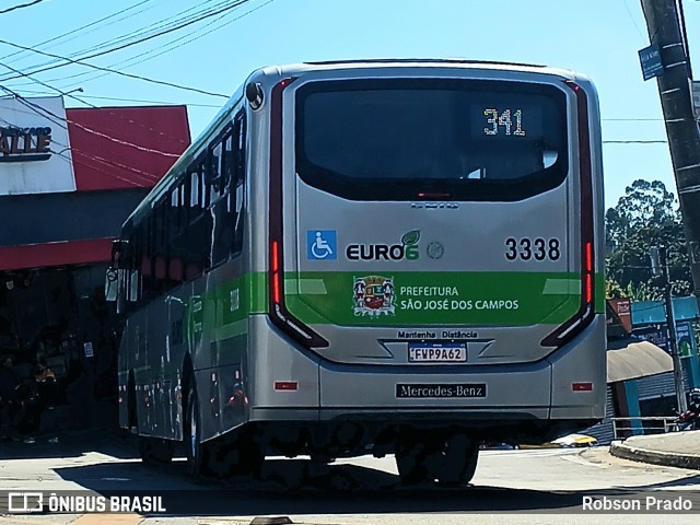Expresso Maringá São José dos Campos 3338 na cidade de São José dos Campos, São Paulo, Brasil, por Robson Prado. Número da foto: #13266789.