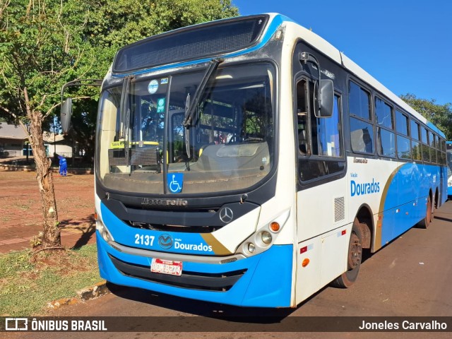 Viação Dourados 2137 na cidade de Dourados, Mato Grosso do Sul, Brasil, por Joneles Carvalho. Número da foto: #13266371.
