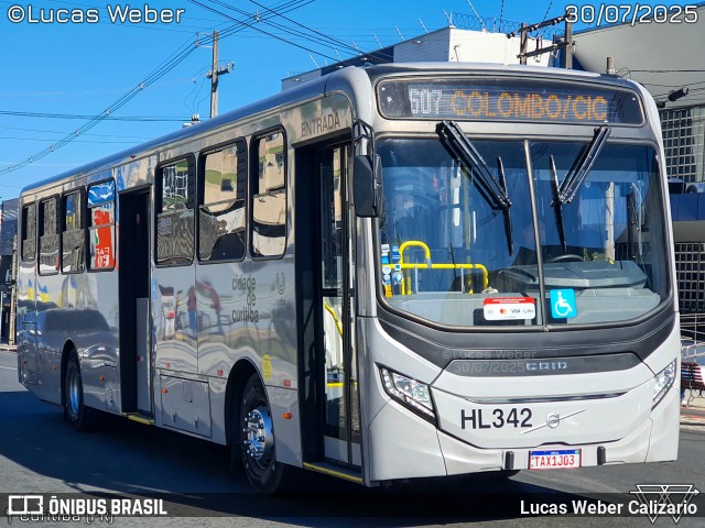 Auto Viação Redentor HL342 na cidade de Curitiba, Paraná, Brasil, por Lucas Weber Calizario. Número da foto: #13266224.