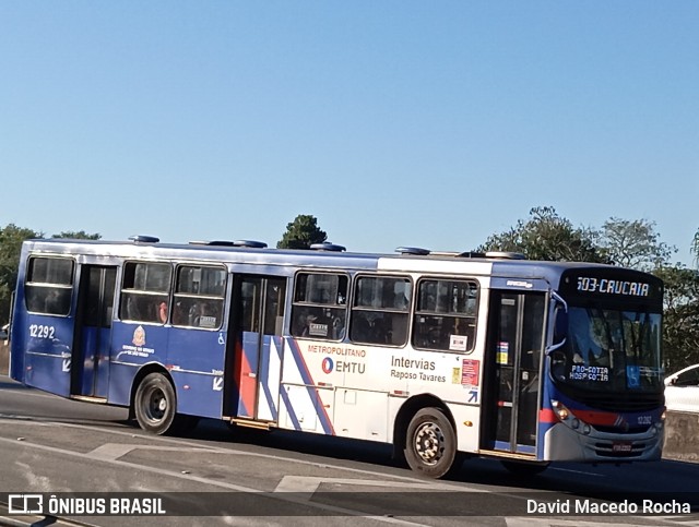 Auto Viação Bragança Metropolitana > Viação Raposo Tavares 12.292 na cidade de Cotia, São Paulo, Brasil, por David Macedo Rocha. Número da foto: #13266779.