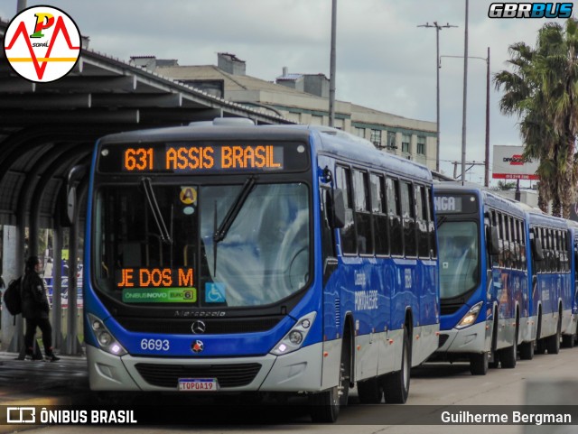 SOPAL - Sociedade de Ônibus Porto-Alegrense Ltda. 6693 na cidade de Porto Alegre, Rio Grande do Sul, Brasil, por Guilherme Bergman. Número da foto: #13266832.