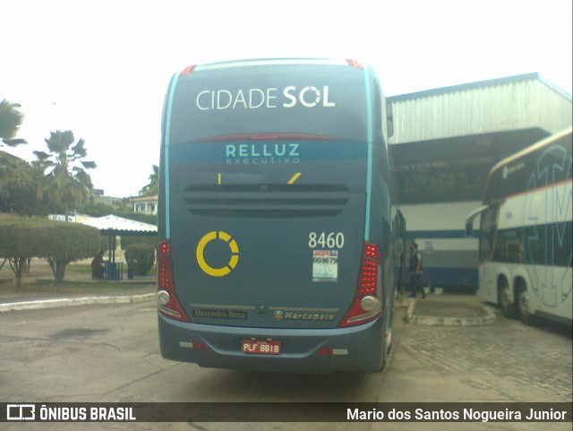 Viação Cidade Sol 8460 na cidade de Piritiba, Bahia, Brasil, por Mario dos Santos Nogueira Junior. Número da foto: #13267063.