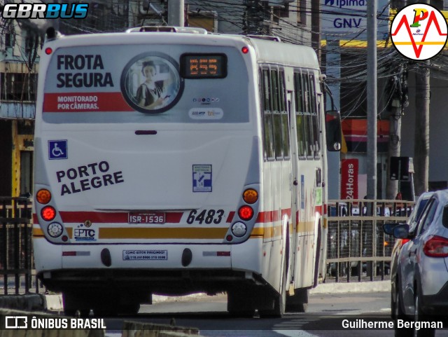 Nortran Transportes Coletivos 6483 na cidade de Porto Alegre, Rio Grande do Sul, Brasil, por Guilherme Bergman. Número da foto: #13266836.