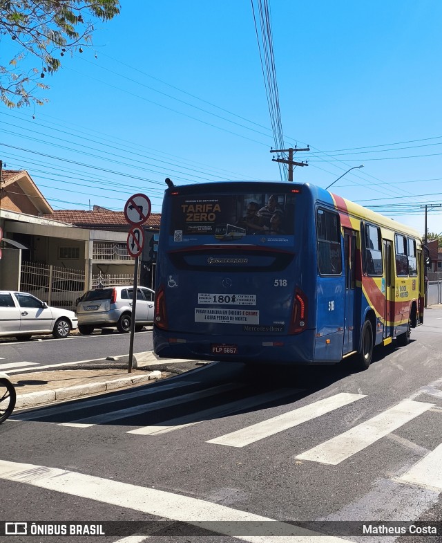 Circular Santa Luzia > Protetora Transportes 518 na cidade de São José do Rio Preto, São Paulo, Brasil, por Matheus Costa. Número da foto: #13266802.