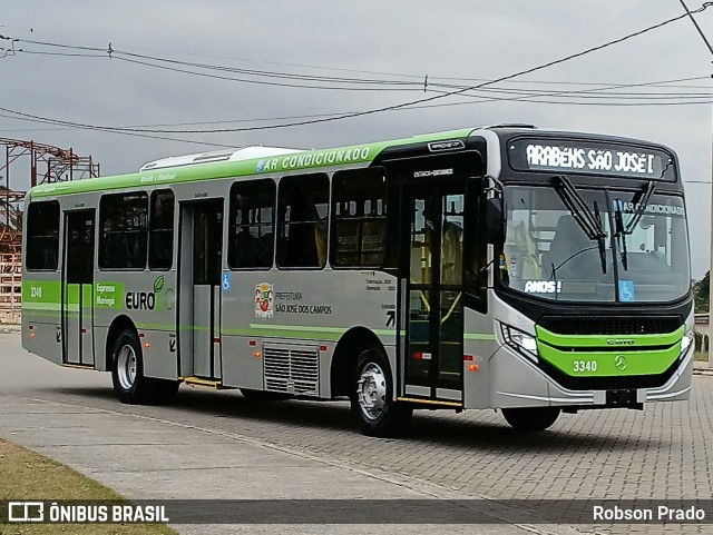 Expresso Maringá São José dos Campos 3340 na cidade de São José dos Campos, São Paulo, Brasil, por Robson Prado. Número da foto: #13267139.