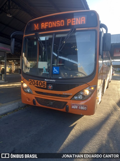 Auto Viação São José dos Pinhais 20406 na cidade de Pinhais, Paraná, Brasil, por JONATHAN EDUARDO CANTOR. Número da foto: #13266280.