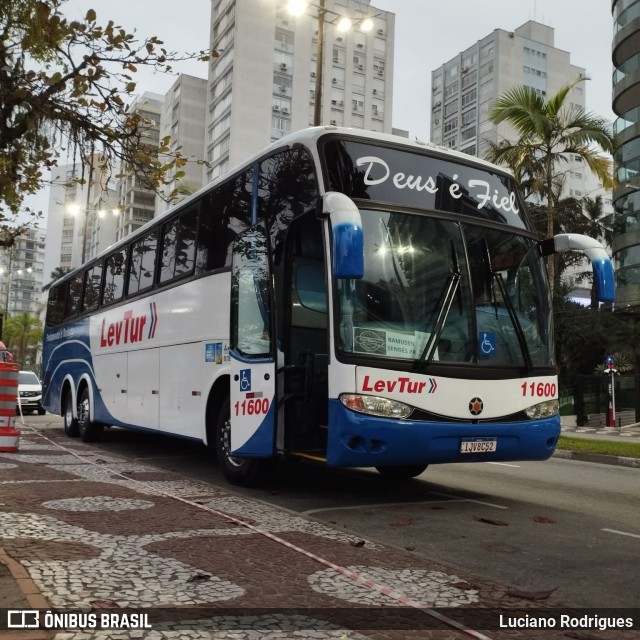 LevTur Fretamento e Turismo 11600 na cidade de Santos, São Paulo, Brasil, por Luciano Rodrigues. Número da foto: #13266527.