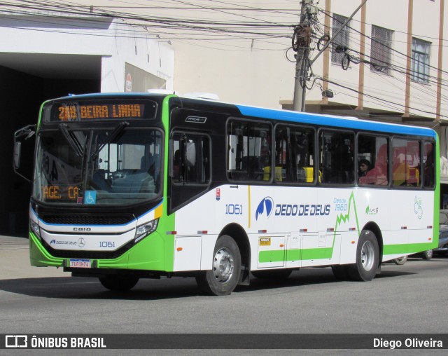 Viação Dedo de Deus 1061 na cidade de Teresópolis, Rio de Janeiro, Brasil, por Diego Oliveira. Número da foto: #13266827.