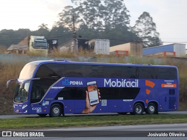Empresa de Ônibus Nossa Senhora da Penha 62005 na cidade de Embu das Artes, São Paulo, Brasil, por Josivaldo Oliveira. Número da foto: #13291381.
