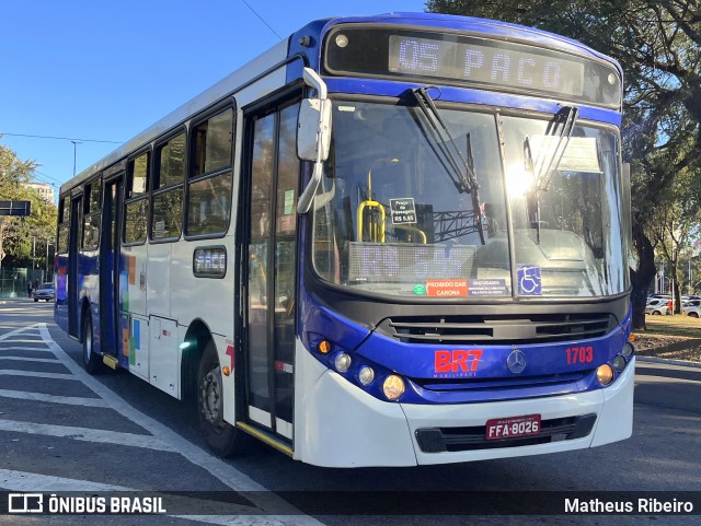 BR7 Mobilidade 1703 na cidade de São Bernardo do Campo, São Paulo, Brasil, por Matheus Ribeiro. Número da foto: #13291265.