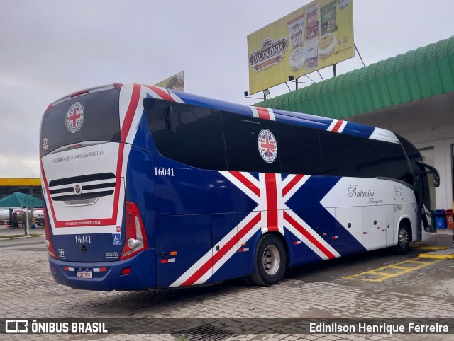 Británica Transportes 16041 na cidade de Quatro Barras, Paraná, Brasil, por Edinilson Henrique Ferreira. Número da foto: #13291283.