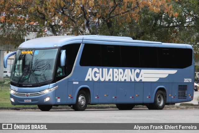 Viação Águia Branca 20270 na cidade de Vitória, Espírito Santo, Brasil, por Alyson Frank Ehlert Ferreira. Número da foto: #13291299.
