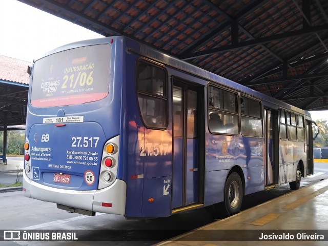 BBTT - Benfica Barueri Transporte e Turismo 27.517 na cidade de Embu das Artes, São Paulo, Brasil, por Josivaldo Oliveira. Número da foto: #13291298.