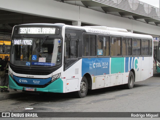 Transportes Campo Grande D53549 na cidade de Rio de Janeiro, Rio de Janeiro, Brasil, por Rodrigo Miguel. Número da foto: #13292024.