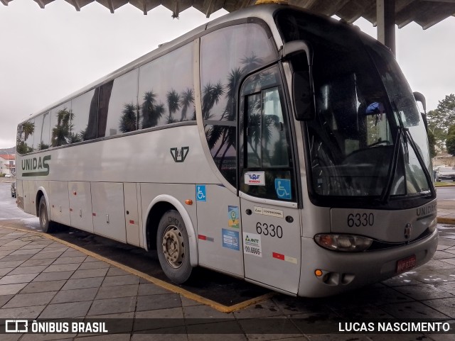 Transportes Unidas 6330 na cidade de Lages, Santa Catarina, Brasil, por LUCAS NASCIMENTO. Número da foto: #13292537.