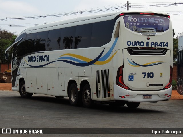 Viação Ouro e Prata 710 na cidade de Goiânia, Goiás, Brasil, por Igor Policarpo. Número da foto: #13292074.