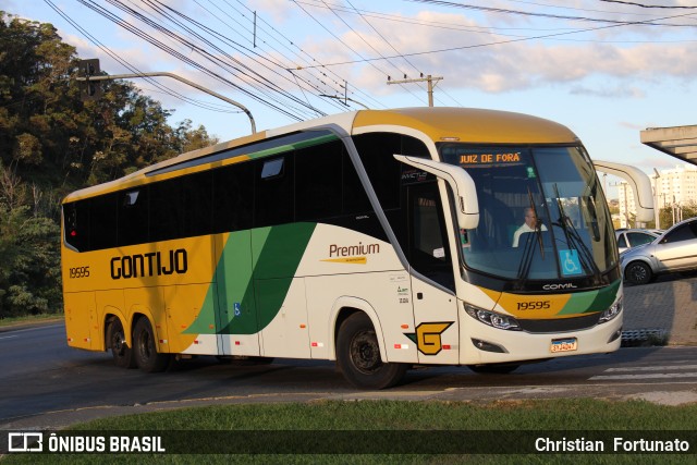 Empresa Gontijo de Transportes 19595 na cidade de Juiz de Fora, Minas Gerais, Brasil, por Christian  Fortunato. Número da foto: #13290765.