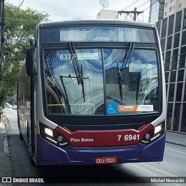 Viação Gatusa Transportes Urbanos 7 6941 na cidade de São Paulo, São Paulo, Brasil, por Michel Nowacki. Número da foto: #13293231.