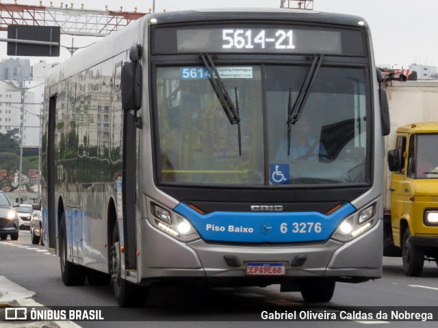 Viação Paratodos > São Jorge > Metropolitana São Paulo > Mobibrasil 6 3276 na cidade de São Paulo, São Paulo, Brasil, por Gabriel Oliveira Caldas da Nobrega. Número da foto: #13290928.