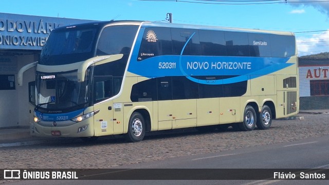 Viação Novo Horizonte 520311 na cidade de Barra da Estiva, Bahia, Brasil, por Flávio  Santos. Número da foto: #13290708.