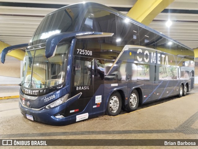 Viação Cometa 725308 na cidade de Araraquara, São Paulo, Brasil, por Brian Barbosa. Número da foto: #13293273.