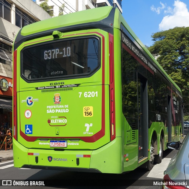 Viação Gatusa Transportes Urbanos 7 6201 na cidade de São Paulo, São Paulo, Brasil, por Michel Nowacki. Número da foto: #13293096.