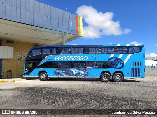Auto Viação Progresso 6345 na cidade de Caruaru, Pernambuco, Brasil, por Lenilson da Silva Pessoa. Número da foto: #13290947.