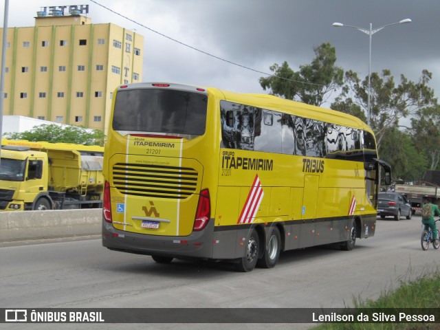 Viação Itapemirim 21201 na cidade de Caruaru, Pernambuco, Brasil, por Lenilson da Silva Pessoa. Número da foto: #13290760.