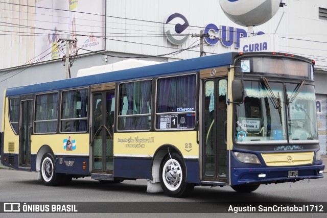 Transportes San Cayetano 23 na cidade de Quilmes, Quilmes, Buenos Aires, Argentina, por Agustin SanCristobal1712. Número da foto: #13292182.