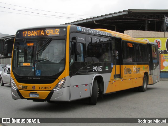 Mobi Rio E901157 na cidade de Rio de Janeiro, Rio de Janeiro, Brasil, por Rodrigo Miguel. Número da foto: #13292207.