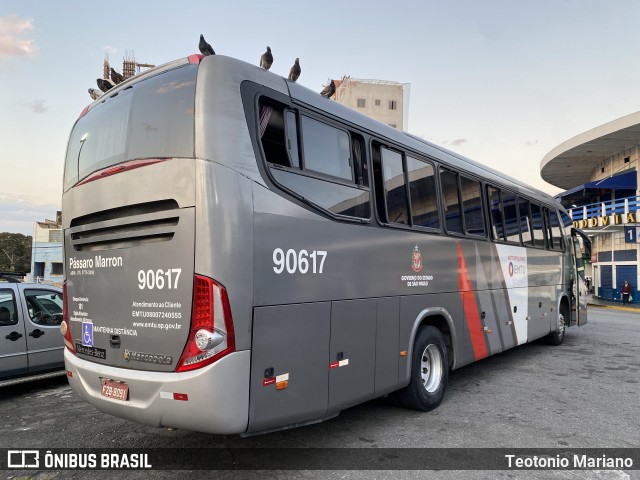 Empresa de Ônibus Pássaro Marron 90617 na cidade de Aparecida, São Paulo, Brasil, por Teotonio Mariano. Número da foto: #13293225.