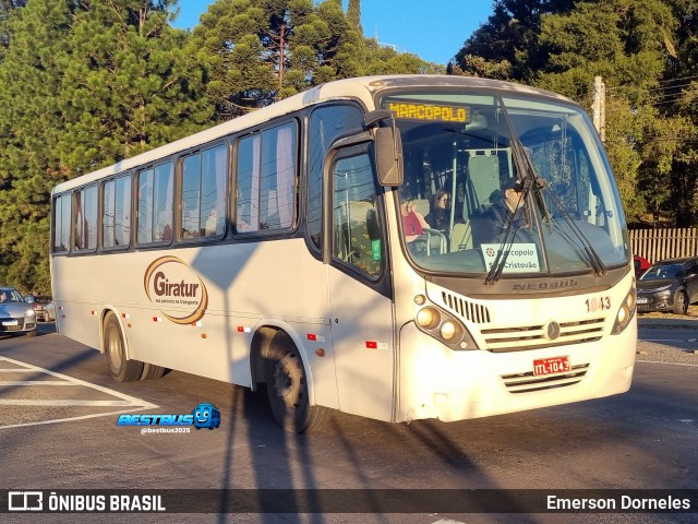 Viação Giratur 1043 na cidade de Caxias do Sul, Rio Grande do Sul, Brasil, por Emerson Dorneles. Número da foto: #13291116.