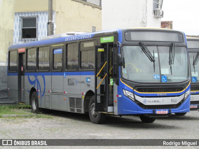 Viação Vila Real B11522 na cidade de Rio de Janeiro, Rio de Janeiro, Brasil, por Rodrigo Miguel. Número da foto: #13291857.
