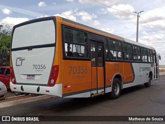 CT Expresso 70356 na cidade de Luziânia, Goiás, Brasil, por Matheus de Souza. Número da foto: #13291270.
