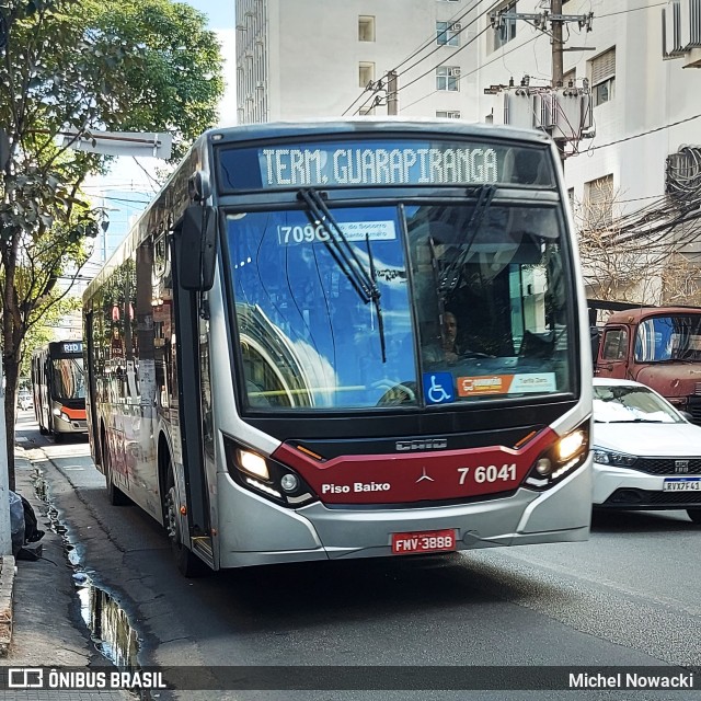 Viação Gatusa Transportes Urbanos 7 6041 na cidade de São Paulo, São Paulo, Brasil, por Michel Nowacki. Número da foto: #13293105.