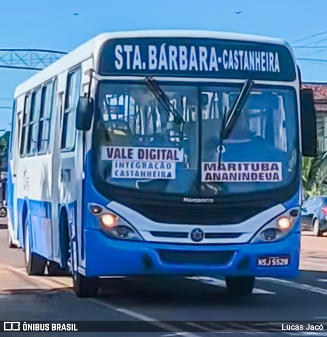 Transportes Barata BN-97706 na cidade de Santa Bárbara do Pará, Pará, Brasil, por Lucas Jacó. Número da foto: #13292742.