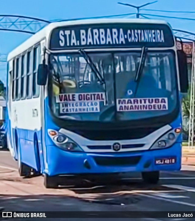Transportes Barata BN-97704 na cidade de Santa Bárbara do Pará, Pará, Brasil, por Lucas Jacó. Número da foto: #13292758.