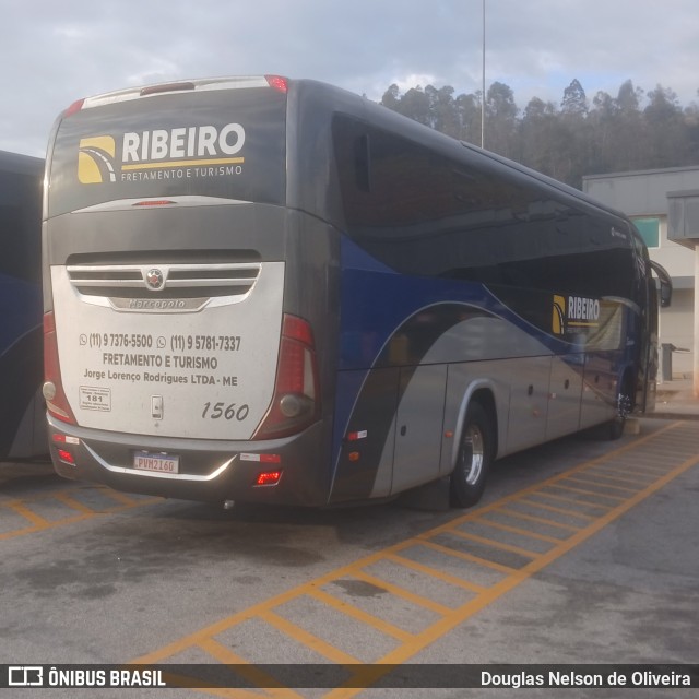 Ribeiro Fretamento e Turismo 1560 na cidade de Araçariguama, São Paulo, Brasil, por Douglas Nelson de Oliveira. Número da foto: #13292462.